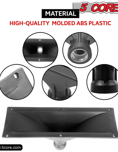 Load image into Gallery viewer, 5Core Screw on Compression Driver Horn Tweeter Throat 4X10 Heavy Duty Construction
