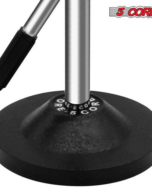 Load image into Gallery viewer, 5Core Desktop Mic Stand Universal Desk Microphone Holder Table Top round Base Stands
