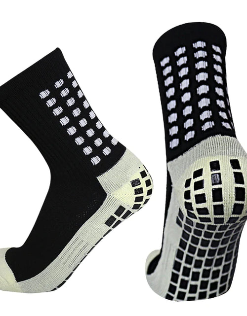 Load image into Gallery viewer, 3 Pair Sport Socks anti Slip W/ Grip Soccer Men Football Basketball Sock Premium
