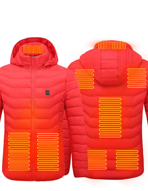Load image into Gallery viewer, New Heated Jacket Coat USB Electric Jacket Cotton Coat Heater Thermal Clothing Heating Vest Men&#39;S Clothes Winter
