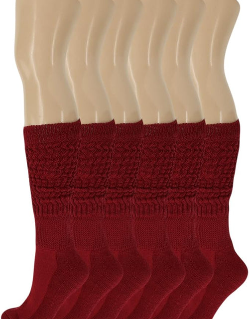 Load image into Gallery viewer, 120 Pairs Extra-Long Heavy Slouch Socks – Women&#39;S Shoe Size 5-10, Cotton Blend, Retro 80S Style
