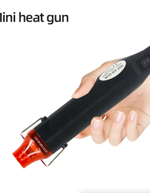 Load image into Gallery viewer, Mini Heat Gun DIY Electric Nozzles Tool Hot Air Gun Embossing Drying Paint USA
