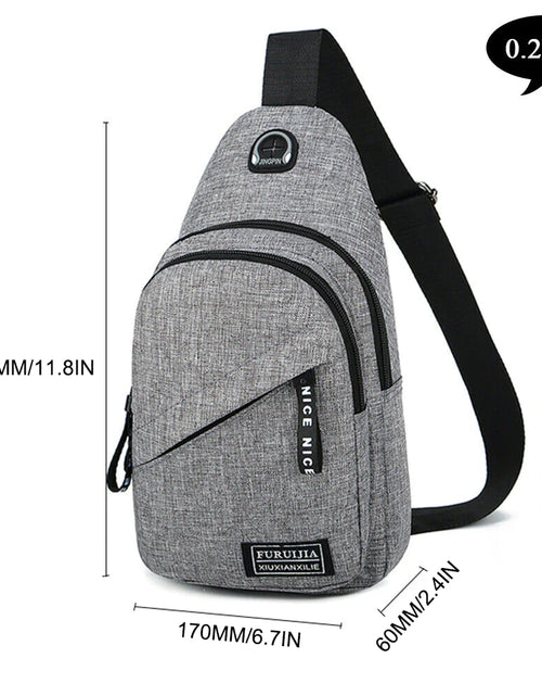 Load image into Gallery viewer, Men Women Sling Bag Chest Fanny Packs Cross Body Travel Sports Shoulder Backpack

