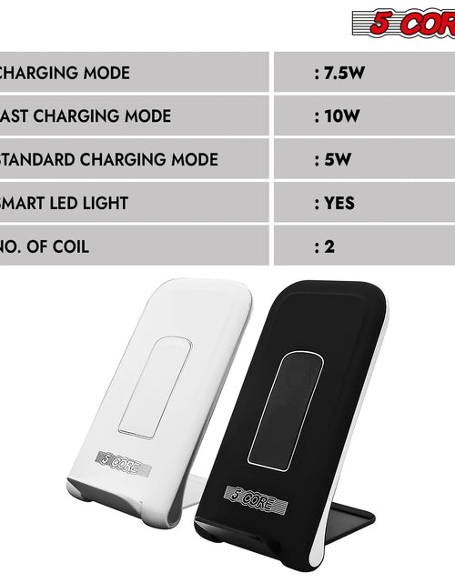 Load image into Gallery viewer, 5 Core Wireless Charger 10W Max Fast Wireless Charging Pad Glass Top Pair Boostcharge Slim USB-C
