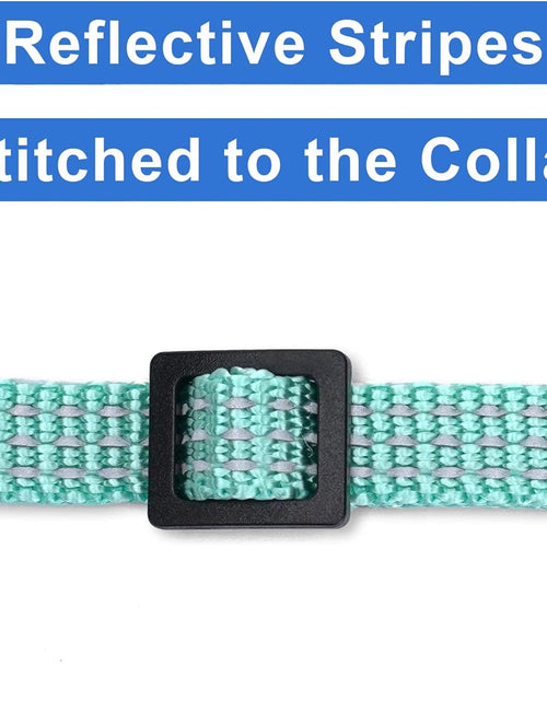 Load image into Gallery viewer, Reflective Cat Collar with Safety Buckle and Removable Bell Cat Collar Kitten Collar Cat Collar
