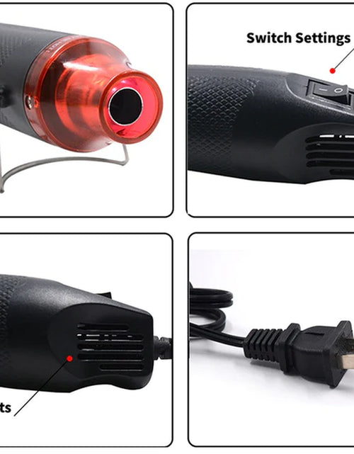 Load image into Gallery viewer, Mini Heat Gun DIY Electric Nozzles Tool Hot Air Gun Embossing Drying Paint USA
