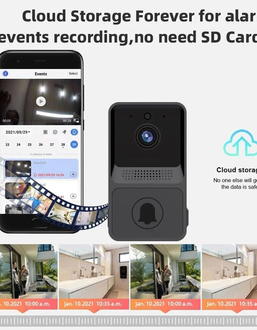 Load image into Gallery viewer, Smart Wireless Wifi Doorbell Intercom Video Camera Door Ring Bell Chime Security
