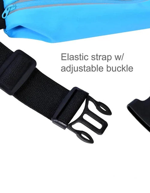 Load image into Gallery viewer, Lightweight Running Belt Waist Pack with Earphone Outlet - Outdoor Sweatproof Reflective Belt Waist Bag for Iphone 6S/6/6 plus Transparent Touch Screen Window, Universal Sports Waist Belt
