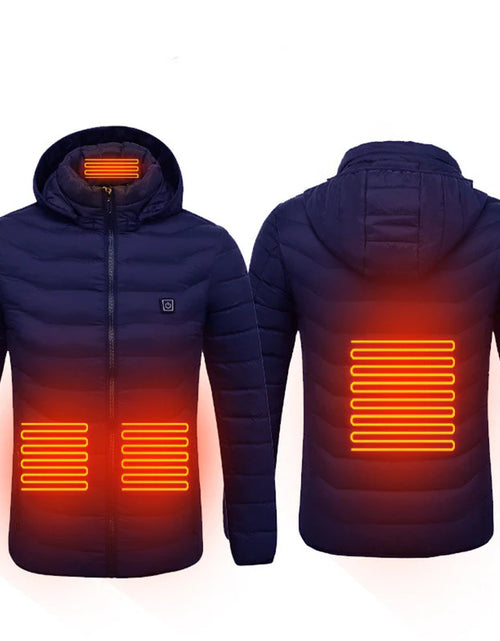 Load image into Gallery viewer, New Heated Jacket Coat USB Electric Jacket Cotton Coat Heater Thermal Clothing Heating Vest Men&#39;S Clothes Winter
