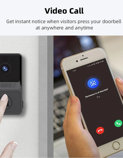 Load image into Gallery viewer, Smart Wireless Wifi Doorbell Intercom Video Camera Door Ring Bell Chime Security
