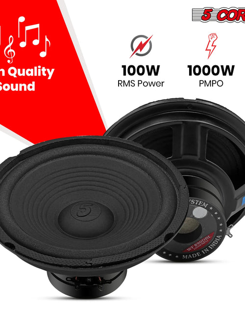 Load image into Gallery viewer, 5 Core 8 Inch Subwoofer Speaker 1000W PMPO 4Ohm Replacement Car Bass Sub Woofer
