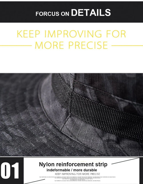 Load image into Gallery viewer, Boonie Bucket Hats Outdoor Fishing Hunting Wide Brim Mesh Camo Safari Sun Cap

