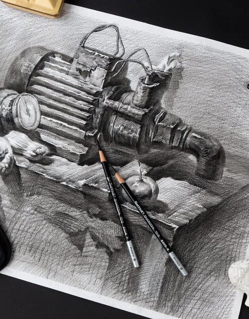 Load image into Gallery viewer, 29PCS Professional Drawing Artist Kit Set Pencils and Sketch Charcoal Art Tools
