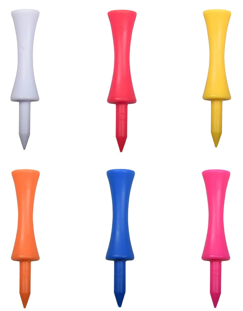 Load image into Gallery viewer, 50Pcs Professional 59Mm Golf Tee Golf Supplies New Golf Practice Products Golf Accessories Golf Limit Nail Plastic Ball Holder
