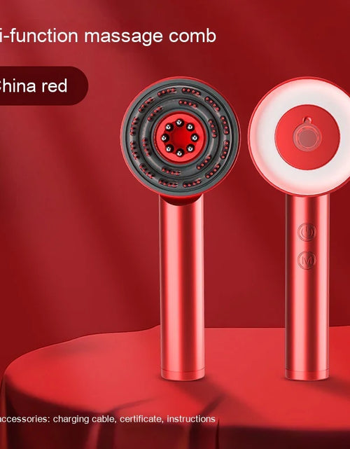 Load image into Gallery viewer, Fluffy Comb Scalp Massager Infrared Hair Care and Beauty
