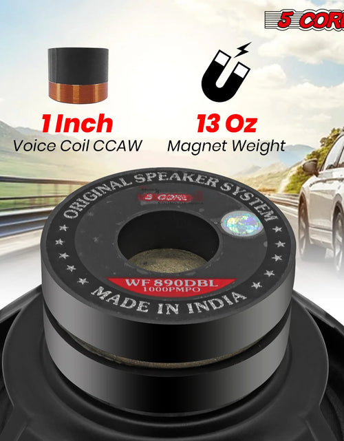 Load image into Gallery viewer, 5 Core 8 Inch Subwoofer Speaker 1000W PMPO 4Ohm Replacement Car Bass Sub Woofer
