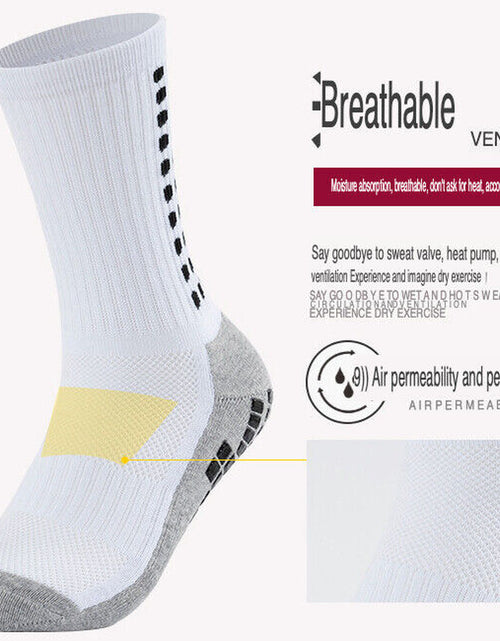 Load image into Gallery viewer, 3 Pair Sport Socks anti Slip W/ Grip Soccer Men Football Basketball Sock Premium

