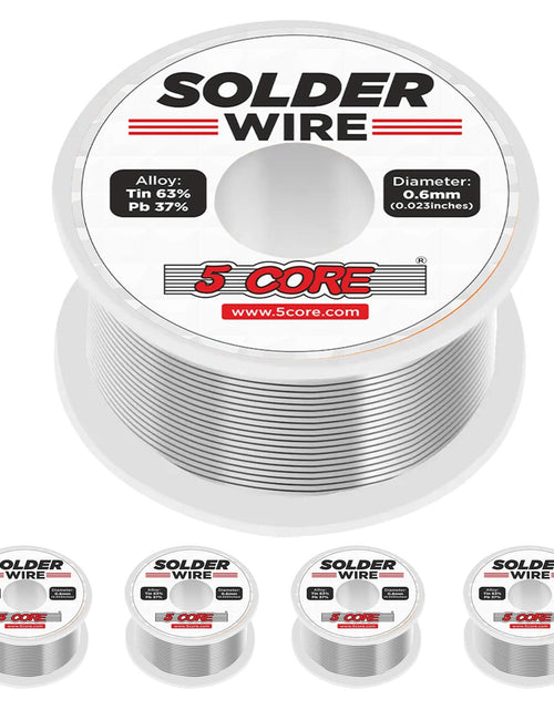 Load image into Gallery viewer, 5 Core Solder Wire DIY Tin Lead for Soldering Components
