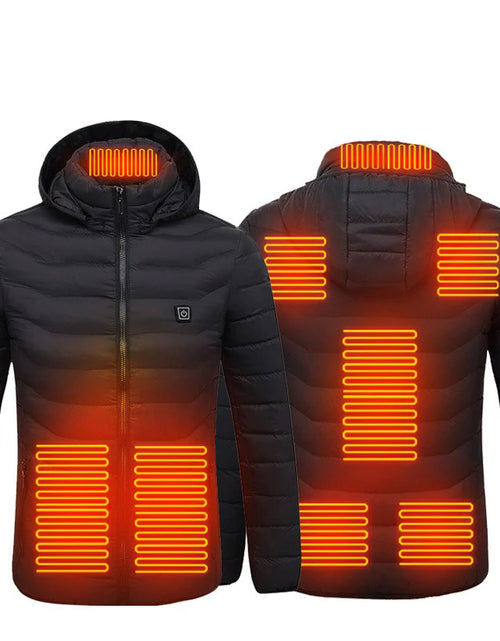 Load image into Gallery viewer, New Heated Jacket Coat USB Electric Jacket Cotton Coat Heater Thermal Clothing Heating Vest Men&#39;S Clothes Winter
