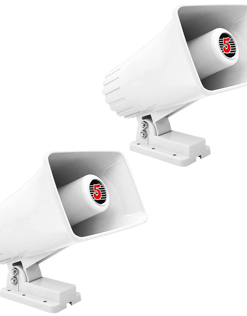 Load image into Gallery viewer, 5Core Indoor Outdoor PA Horn Speaker 6 X 4 Inch Loud PA System 8Ohm 50W Loud Siren
