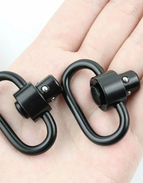 Load image into Gallery viewer, 2PCS Heavy Duty Flush Push Button Quick Detach 1.25&quot; Rifle QD Sling Swivel Mount
