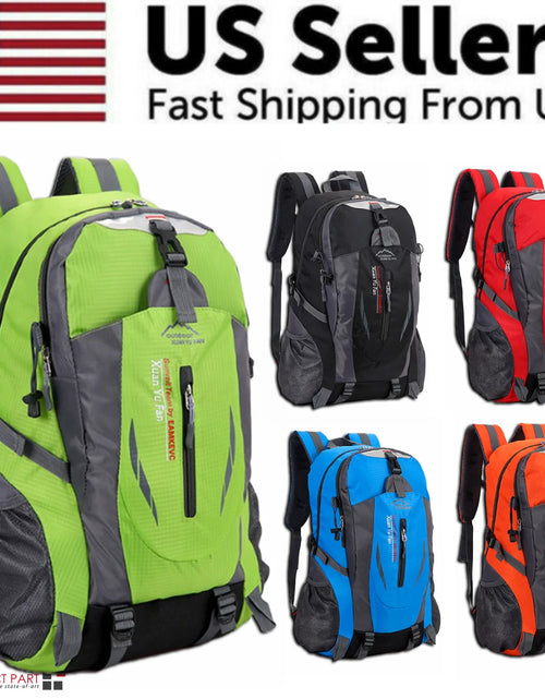 Load image into Gallery viewer, 40L Men Women Travel Backpack Rucksack Camping Laptop Hiking School Book Bag USA
