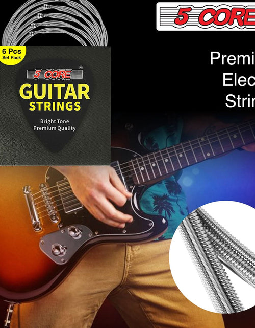 Load image into Gallery viewer, 5Core Electric Guitar Strings Nickel 0.009-.042 Gauge W Bright Tone for 6 String Guitars
