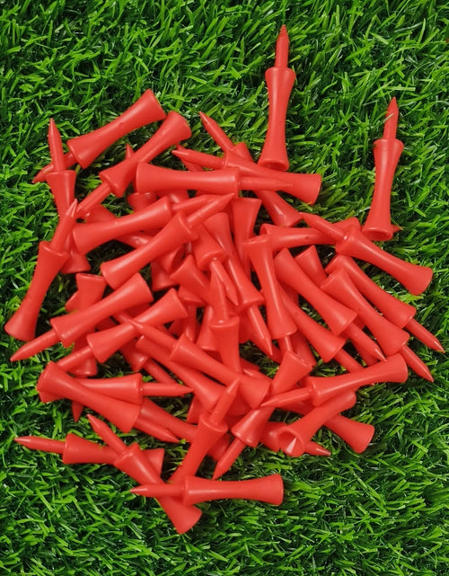 Load image into Gallery viewer, 50Pcs Professional 59Mm Golf Tee Golf Supplies New Golf Practice Products Golf Accessories Golf Limit Nail Plastic Ball Holder
