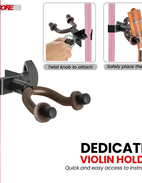 Load image into Gallery viewer, 5Core Music Stand for Sheet Music Portable Tripod Adjustable Folding Note Holder PINK
