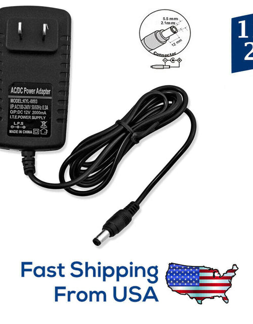 Load image into Gallery viewer, AC 100-240V to DC 12V 2A Power Supply Adapter Heavy-Duty LED Light Strip 24W SMD
