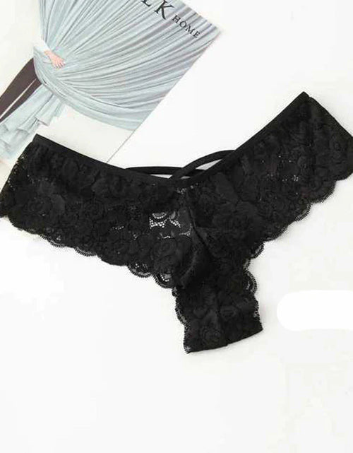 Load image into Gallery viewer, 4 Pack Women Sexy Lace Underwear Lingerie Panties G-String Brief Thong plus Size
