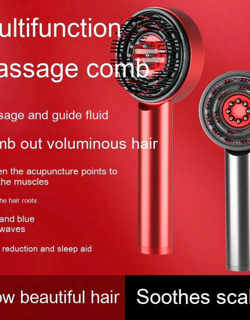 Load image into Gallery viewer, Fluffy Comb Scalp Massager Infrared Hair Care and Beauty
