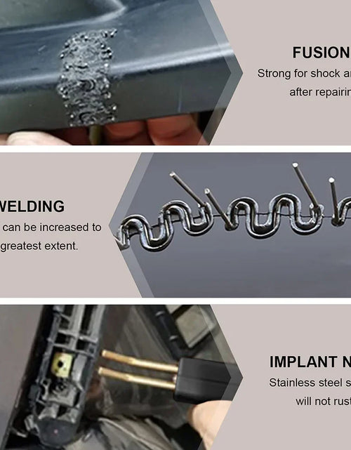 Load image into Gallery viewer, Hot Stapler Car Bumper Fender Fairing Welder Gun Plastic Repair Kit +600 Staples
