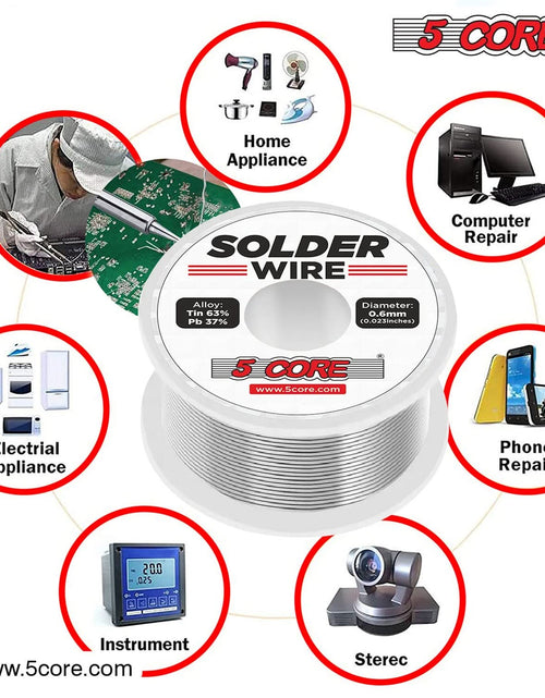 Load image into Gallery viewer, 5 Core Solder Wire DIY Tin Lead for Soldering Components
