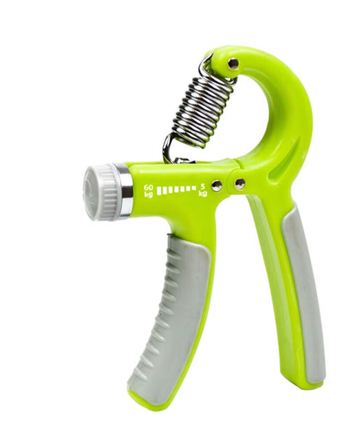 Load image into Gallery viewer, 5-60KG Adjustable Hand Trainer Gym Fitness Training Hand Grip Exerciser Wrist Finger Rehabilitation Training Hand Grip Green
