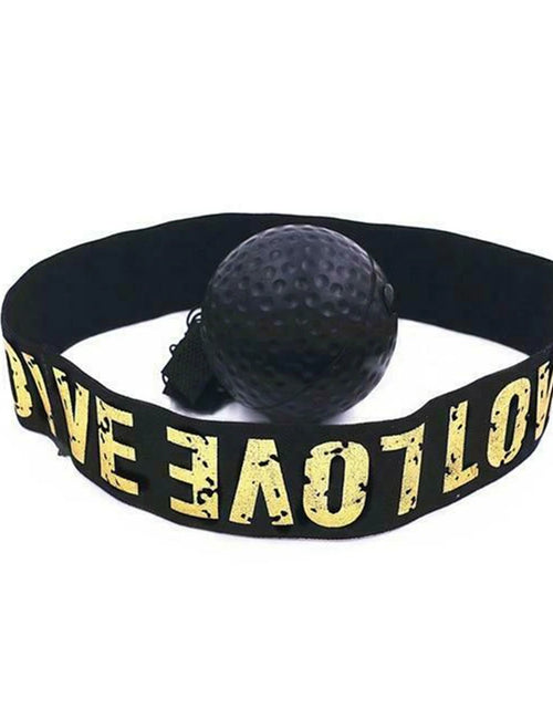 Load image into Gallery viewer, Muay Thai Boxing Speed Ball with Head Band for Sanda Boxing Fighting Fast Speed Reaction Time Training Boxing Reflex Trainer

