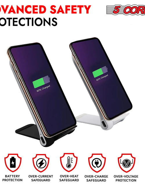 Load image into Gallery viewer, 5 Core Wireless Charger 10W Max Fast Wireless Charging Pad Glass Top Pair Boostcharge Slim USB-C
