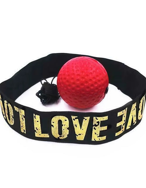 Load image into Gallery viewer, Muay Thai Boxing Speed Ball with Head Band for Sanda Boxing Fighting Fast Speed Reaction Time Training Boxing Reflex Trainer
