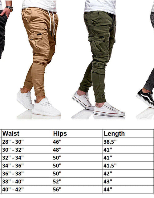Load image into Gallery viewer, Men&#39;S Casual Joggers Pants Sweatpants Cargo Combat Loose Sport Workout Trousers
