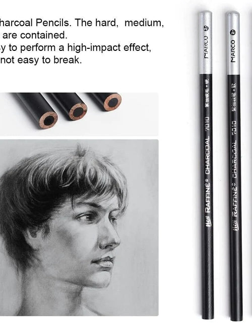 Load image into Gallery viewer, 29PCS Professional Drawing Artist Kit Set Pencils and Sketch Charcoal Art Tools
