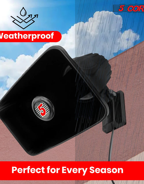 Load image into Gallery viewer, 5Core Indoor Outdoor PA Horn Speaker 8 X 5 Inch Loud PA System 8 Ohm 65W Loud Siren Audio
