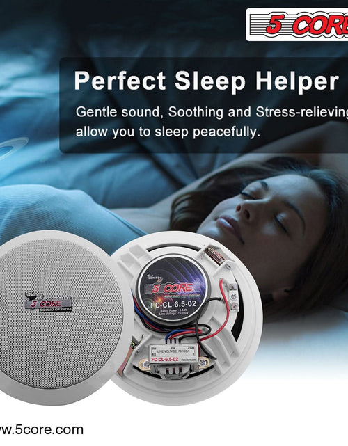 Load image into Gallery viewer, 5Core Ceiling Speaker 6.5 Inch in Wall 2 Way Home Audio Mount 60W Sound System
