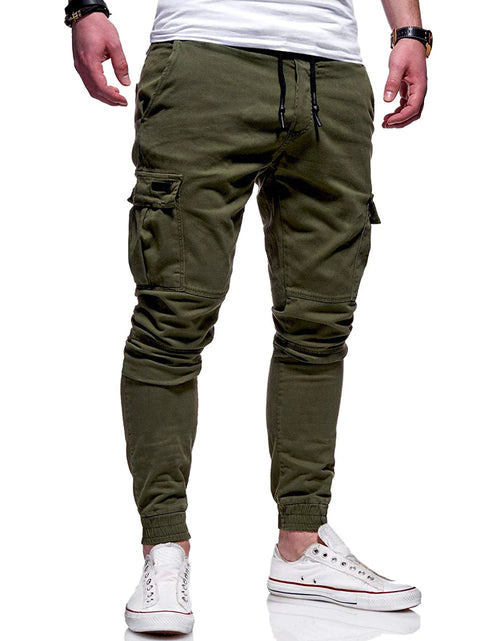 Load image into Gallery viewer, Men&#39;S Casual Joggers Pants Sweatpants Cargo Combat Loose Sport Workout Trousers
