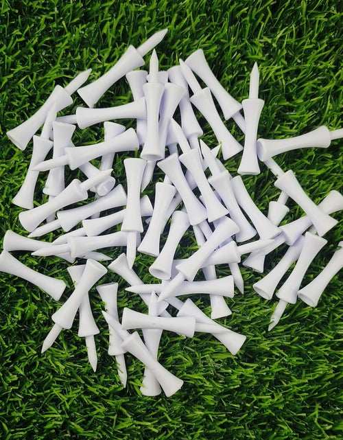 Load image into Gallery viewer, 50Pcs Professional 59Mm Golf Tee Golf Supplies New Golf Practice Products Golf Accessories Golf Limit Nail Plastic Ball Holder
