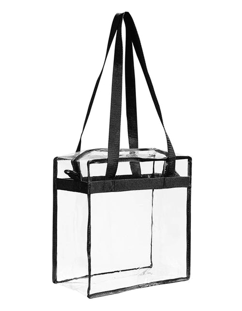 Load image into Gallery viewer, 2X Clear PVC Tote Bag Women Large Transparent Handbag Zip Purse Stadium Security
