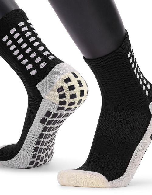 Load image into Gallery viewer, 3 Pair Sport Socks anti Slip W/ Grip Soccer Men Football Basketball Sock Premium
