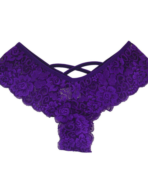 Load image into Gallery viewer, 4 Pack Women Sexy Lace Underwear Lingerie Panties G-String Brief Thong plus Size
