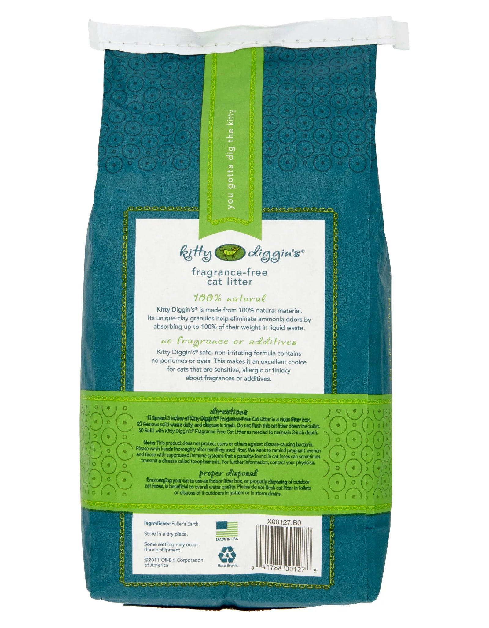 (6 Pack)  Fragrance-Free Cat Litter, 7 Lbs
