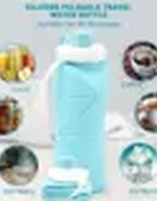 Load image into Gallery viewer, Silicone Collapsible Sports Water Bottles Outdoor Camping Folding Water Cup Large Capacity Travel Foldable Leakproof.Kettle
