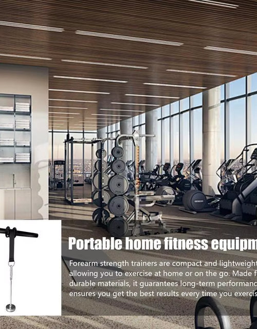 Load image into Gallery viewer, Forearm Strength Trainer Wrist Training Arm Workout Roller Muscle Exercises Bar Waist Roller Equipment Gym Fitness Accessories
